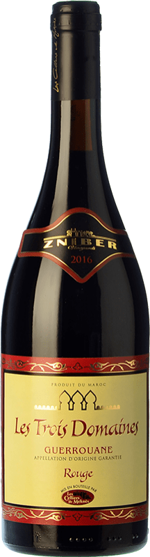 Spedizione Gratuita | Vino Rosso Les Celliers de Meknes Guerrouane Les Trois Domaines Rovere Marocco Garnacha — Grenache, Cariñena — Carignano, Cinsault 75 cl