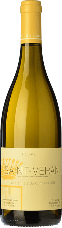 Envío gratis | Vino blanco Les Héritiers du Comte Lafon Crianza A.O.C. Saint-Véran Borgoña Francia Chardonnay Ecológico 75 cl