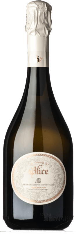 送料無料 | 白スパークリングワイン Le Vigne di Alice Metodo Classico ブルットの自然 D.O.C.G. Prosecco di Conegliano-Valdobbiadene ベネト イタリア Glera 75 cl