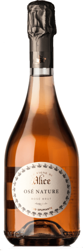 Kostenloser Versand | Rosé Sekt Le Vigne di Alice Osé Brut Nature Rosé I.G.T. Veneto Venetien Italien Marzemino, Glera 75 cl