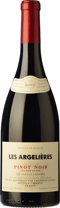 Free Shipping | Red Wine LGI Les Argelieres Young Languedoc-Roussillon France Pinot Noir 75 cl