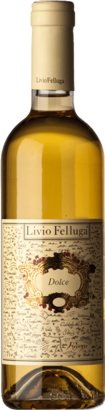 Бесплатная доставка | Сладкое вино Livio Felluga Dolce D.O.C. Colli Orientali del Friuli Фриули-Венеция-Джулия Италия Picolit, Verduzzo Friulano бутылка Medium 50 cl