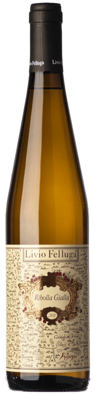 32,95 € | Белое вино Livio Felluga D.O.C. Colli Orientali del Friuli Фриули-Венеция-Джулия Италия Ribolla Gialla 75 cl
