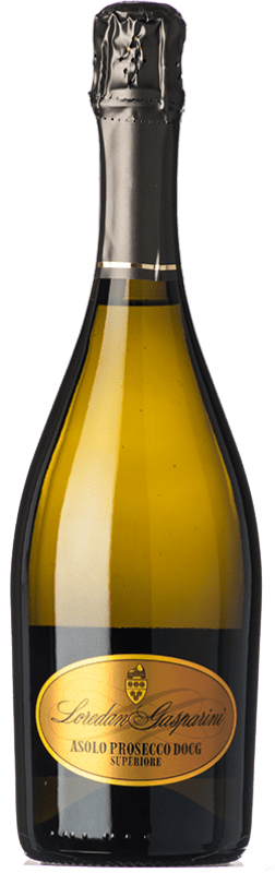 11,95 € Envio grátis | Espumante Branco Loredan Gasparini Brut — Bruto D.O.C.G. Asolo Prosecco