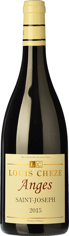 Envio grátis | Vinho tinto Louis Chèze Anges Crianza A.O.C. Saint-Joseph Rhône França Syrah 75 cl