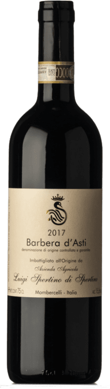 Бесплатная доставка | Красное вино Luigi Spertino D.O.C. Barbera d'Asti Пьемонте Италия Barbera — Барбера 75 cl