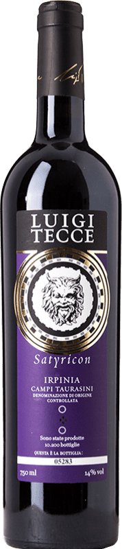 Envoi gratuit | Vin rouge Luigi Tecce Campi Taurasini Satyricon D.O.C. Irpinia Campanie Italie Aglianico Biologique 75 cl