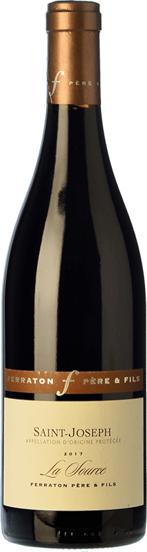 Бесплатная доставка | Красное вино Ferraton Père La Source Crianza — Крианса A.O.C. Saint-Joseph Рона Франция Syrah — Сира 75 cl