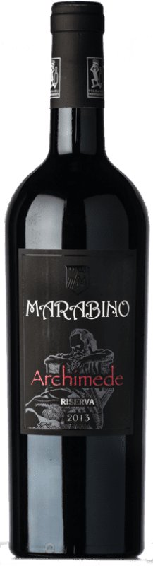 29,95 € Envío gratis | Vino tinto Marabino Eloro Archimede Reserva D.O.C. Sicilia Ecológico