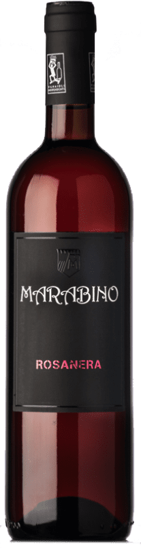 Бесплатная доставка | Розовое вино Marabino Rosato Rosa Nera I.G.T. Terre Siciliane Сицилия Италия Nero d'Avola 75 cl