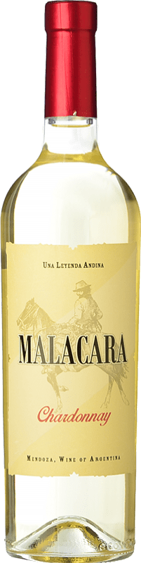 14,95 € Free Shipping | White wine Pelleriti Malacara I.G. Valle de Uco Uco Valley Argentina Chardonnay Bottle 75 cl