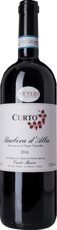 Free Shipping | Red wine Marco Curto D.O.C. Barbera d'Alba Piemonte Italy Barbera 75 cl