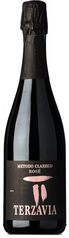 29,95 € | Vin Mousseux Rosé Marco de Bartoli Metodo Classico Terzavia Rosé Extra- Brut I.G.T. Terre Siciliane Sicile Italie Nero d'Avola, Grillo 75 cl
