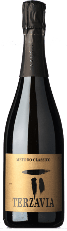 送料無料 | 白スパークリングワイン Marco de Bartoli Metodo Classico Terzavia Brut D.O.C. Sicilia シチリア島 イタリア Grillo 75 cl