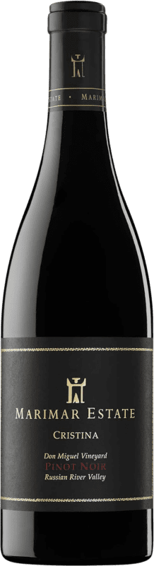 64,95 € | Vin rouge Marimar Estate Cristina Chêne I.G. Russian River Valley Vallée de la rivière russe États Unis Pinot Noir 75 cl