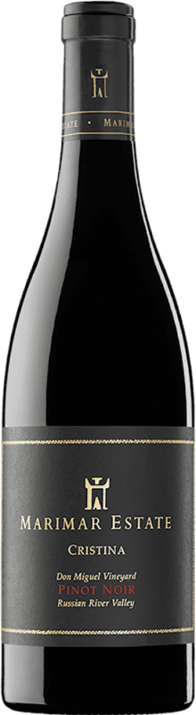 82,95 € Kostenloser Versand | Rotwein Marimar Estate Cristina Non Filtrato — Ungefiltert Eiche I.G. Russian River Valley