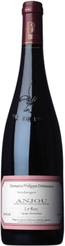 Free Shipping | Red wine Philippe Delesvaux Rouge Le Roc A.O.C. Anjou Loire France Cabernet Franc Organic 75 cl