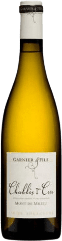 Бесплатная доставка | Белое вино Domaine Garnier Mont de Milieu A.O.C. Chablis Premier Cru Бургундия Франция Chardonnay 75 cl