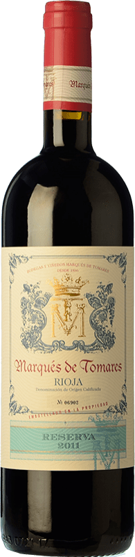 Free Shipping | Red wine Marqués de Tomares Reserve D.O.Ca. Rioja The Rioja Spain Tempranillo, Graciano, Mazuelo, Viura 75 cl