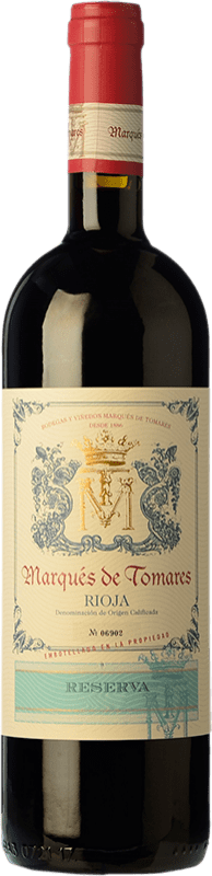 Бесплатная доставка | Красное вино Marqués de Tomares Резерва D.O.Ca. Rioja Ла-Риоха Испания Tempranillo — Темпранильо, Graciano — Грасиано, Mazuelo — Масуэло, Viura — Виура 75 cl