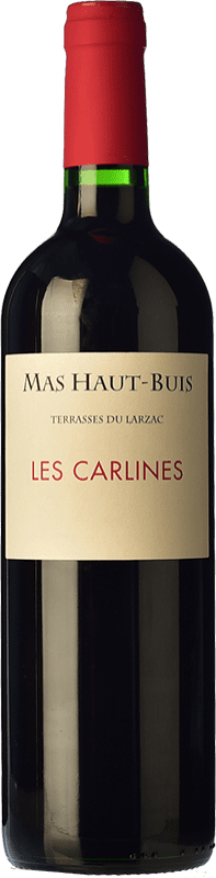 Free Shipping | Red wine Haut-Buis Les Carlines Terrasses du Larzac Young Languedoc France Syrah, Grenache, Carignan 75 cl