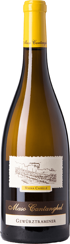 Free Shipping | White wine Cantanghel Vigna Caselle D.O.C. Trentino Trentino-Alto Adige Italy Gewürztraminer 75 cl