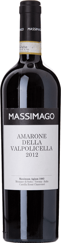 Бесплатная доставка | Красное вино Massimago D.O.C.G. Amarone della Valpolicella Венето Италия Corvina, Rondinella, Corvinone 75 cl