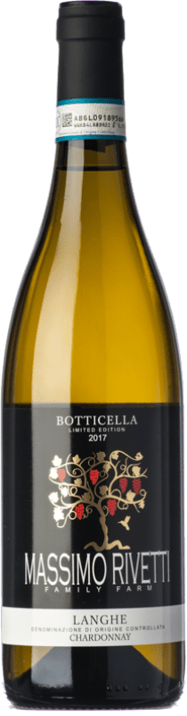 Бесплатная доставка | Белое вино Massimo Rivetti Botticella D.O.C. Langhe Пьемонте Италия Chardonnay 75 cl