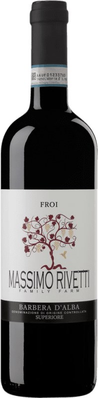 23,95 € Free Shipping | Red wine Massimo Rivetti Froi Superiore D.O.C. Barbera d'Alba