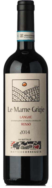 37,95 € Spedizione Gratuita | Vino rosso Matteo Correggia Le Marne Grigie D.O.C. Langhe