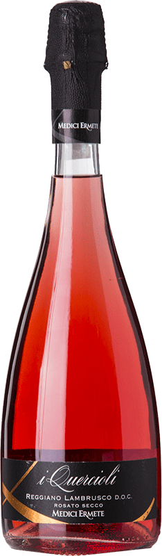 5,95 € Free Shipping | Rosé wine Medici Ermete Rosato Quercioli D.O.C. Reggiano Emilia-Romagna Italy Lambrusco Marani Bottle 75 cl