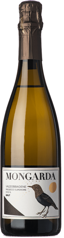 Kostenloser Versand | Weißer Sekt Mongarda Brut — Herb D.O.C.G. Prosecco di Conegliano-Valdobbiadene Venetien Italien Glera 75 cl