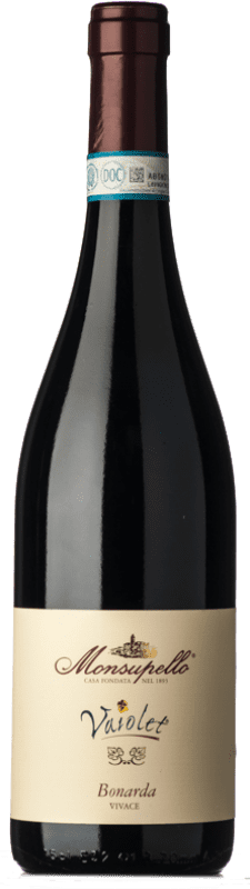 12,95 € | Red wine Monsupello Bonarda Vivace Vaiolet D.O.C. Oltrepò Pavese Lombardia Italy Croatina 75 cl