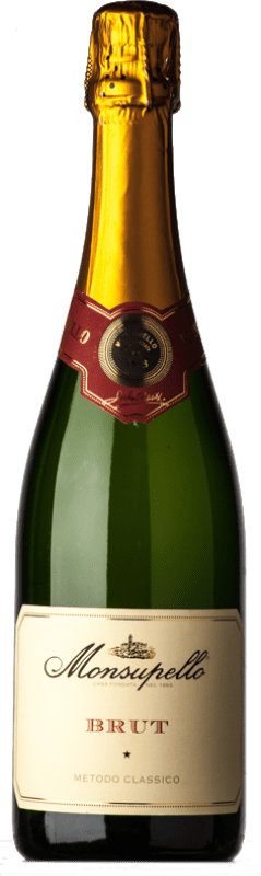 26,95 € | Белое игристое Monsupello Metodo Classico брют I.G.T. Lombardia Ломбардии Италия Pinot Black 75 cl