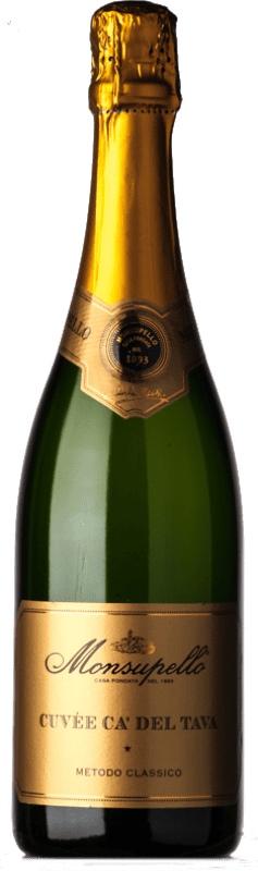 23,95 € Spedizione Gratuita | Spumante bianco Monsupello Metodo Classico Cuvée Cà del Tava Brut I.G.T. Lombardia