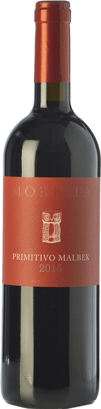 Бесплатная доставка | Красное вино Morella Primitivo Malbek I.G.T. Salento Апулия Италия Malbec, Primitivo 75 cl