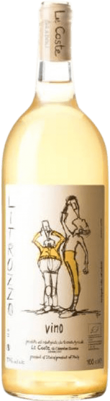 17,95 € | 白酒 Le Coste Litrozzo Bianco I.G. Vino da Tavola 拉齐奥 意大利 Malvasía, Schioppettino, Procanico, Roscetto 1 L