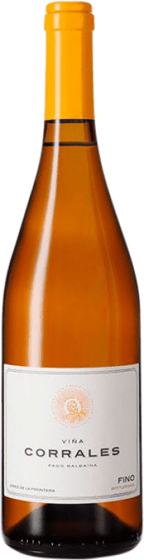 38,95 € | Fortified wine San Francisco Javier Viña Corrales Fino Saca D.O. Jerez-Xérès-Sherry Andalusia Spain Palomino Fino Bottle 75 cl