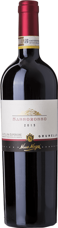 17,95 € Free Shipping | Red wine Nino Negri Grumello Sassorosso D.O.C.G. Valtellina Superiore Lombardia Italy Nebbiolo Bottle 75 cl