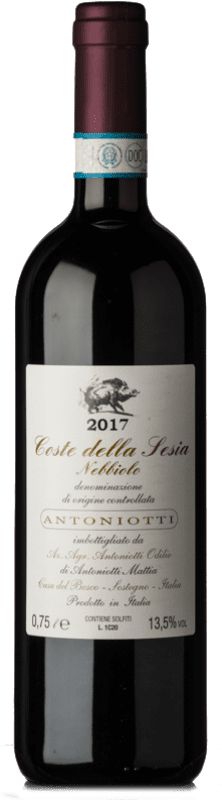 Envio grátis | Vinho tinto Odilio Antoniotti D.O.C. Coste della Sesia Piemonte Itália Nebbiolo Biológico 75 cl