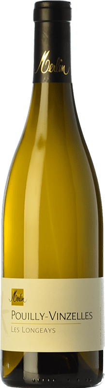 26,95 € Spedizione Gratuita | Vino bianco Olivier Merlin Les Longeays Crianza A.O.C. Pouilly-Vinzelles
