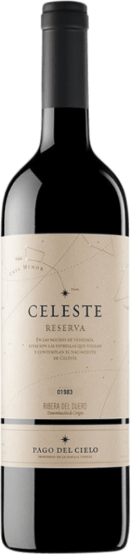 37,95 € Kostenloser Versand | Rotwein Pago del Cielo Celeste Reserve — Gereift D.O. Ribera del Duero