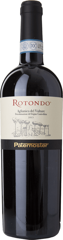 Free Shipping | Red wine Paternoster Rotondo D.O.C. Aglianico del Vulture Basilicata Italy Aglianico 75 cl