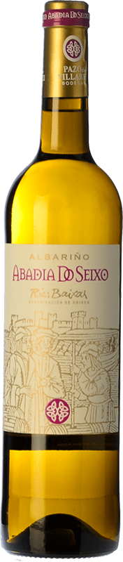 Бесплатная доставка | Белое вино Pazo de Villarei Abadia do Seixo D.O. Rías Baixas Галисия Испания Albariño 75 cl