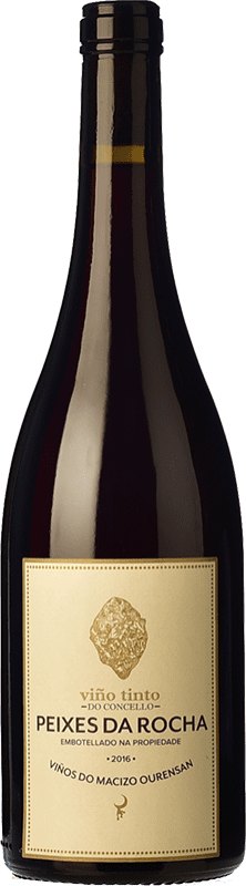 Free Shipping | Red wine Peixes Da Rocha Aged Spain Mencía, Grenache Tintorera, Mouratón, Godello 75 cl