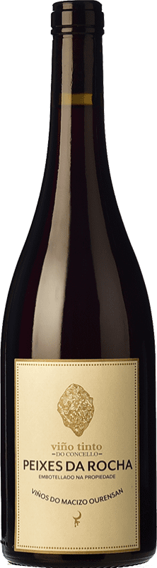 Free Shipping | Red wine Peixes Da Rocha Aged Spain Mencía, Grenache Tintorera, Mouratón, Godello 75 cl