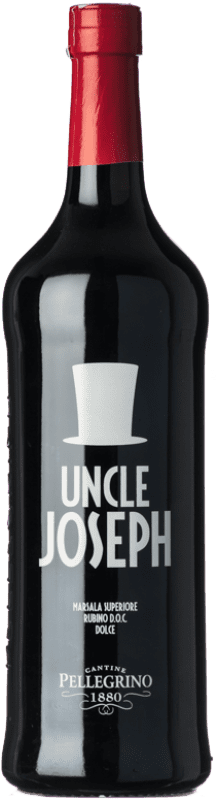 29,95 € | Vino Generoso Fortificado Cantine Pellegrino Rubino Dolce Uncle Joseph D.O.C. Marsala Sicilia Italia Nero d'Avola 75 cl