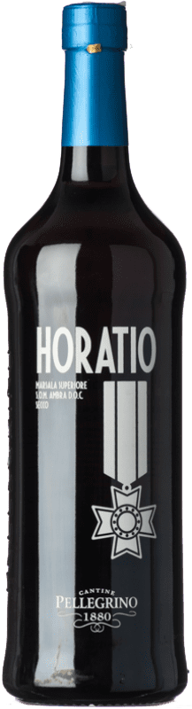 12,95 € Бесплатная доставка | Креплёное вино Cantine Pellegrino Ambra Secco Horatio D.O.C. Marsala