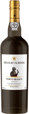 Free Shipping | Fortified wine João Nicolau de Almeida & Filhos Branco Fortificado I.G. Porto Douro Portugal Códega, Rabigato, Viosinho, Arinto Medium Bottle 50 cl