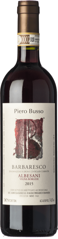 69,95 € | Красное вино Piero Busso Albesani Vigna Borgese D.O.C.G. Barbaresco Пьемонте Италия Nebbiolo 75 cl